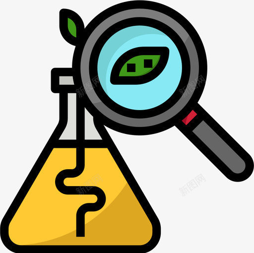 研究生态学185线性颜色图标svg_新图网 https://ixintu.com 生态学 研究 线性 颜色