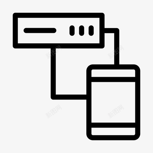 移动服务器数据库电话图标svg_新图网 https://ixintu.com 主机线字形 存储器 数据库 电话 移动服务器