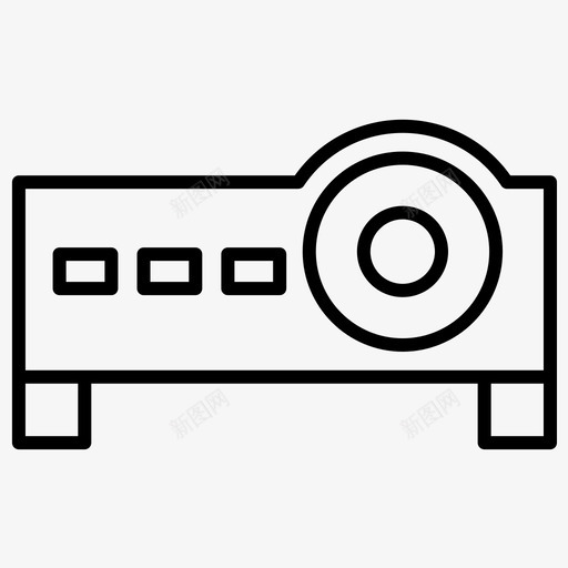 投影仪屏幕电子产品粗体线条集187图标svg_新图网 https://ixintu.com 屏幕 投影仪 电子产品粗体线条集187