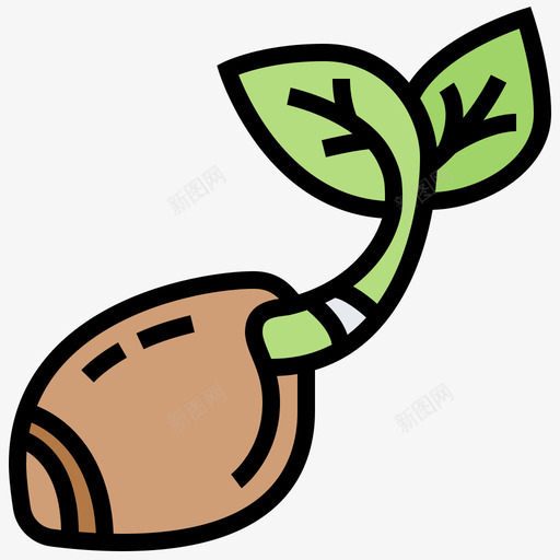 植物农场54线性颜色图标svg_新图网 https://ixintu.com 农场 植物 线性 颜色