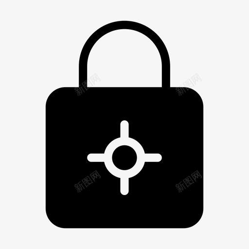 锁定密码界面基本字形集31图标svg_新图网 https://ixintu.com 密码 界面基本字形集31 锁定