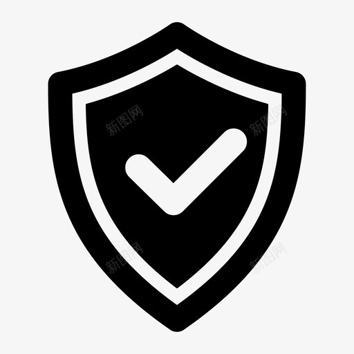安全权威检查标记图标svg_新图网 https://ixintu.com 安全 权威 标记 检查 防护