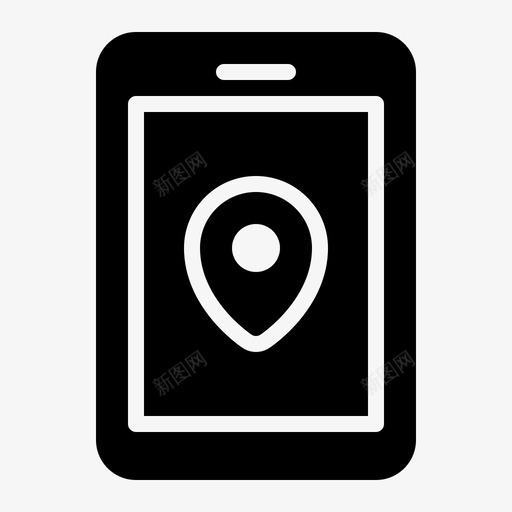 电话地图gps位置图标svg_新图网 https://ixintu.com gps pin 位置 地图 手机 旅行 标志 标志符 电话 符号