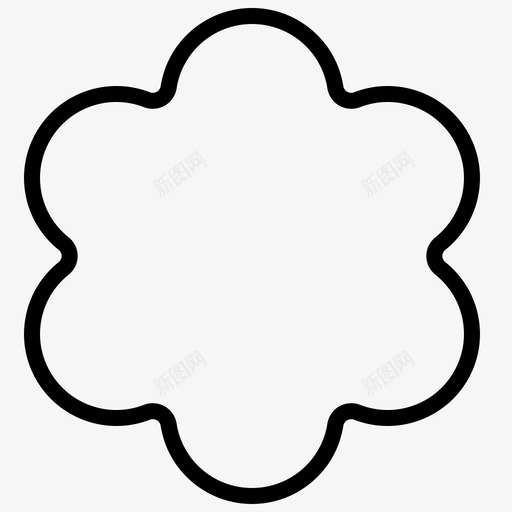 形状花几何图标svg_新图网 https://ixintu.com 几何 形状