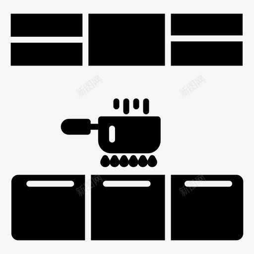 厨房家具装饰雕纹图标svg_新图网 https://ixintu.com 厨房 家具装饰 雕纹