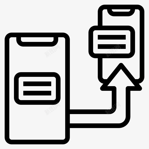 传输数字学习1线性图标svg_新图网 https://ixintu.com 传输 数字学习1 线性