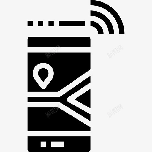 路线运行20实线图标svg_新图网 https://ixintu.com 实线 路线 运行