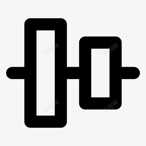 垂直对齐中心对齐布局图标svg_新图网 https://ixintu.com 垂直对齐中心 对齐 布局 微型脂肪布局