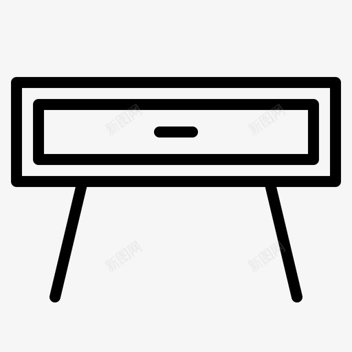 餐具柜橱柜家具图标svg_新图网 https://ixintu.com 储藏室 图标 家具 橱柜 餐具柜