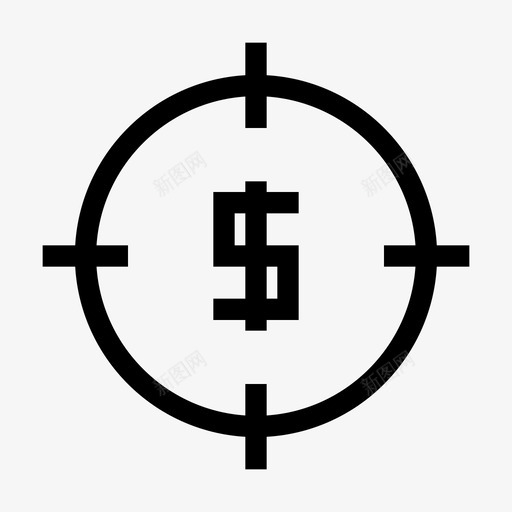 目标业务焦点图标svg_新图网 https://ixintu.com 业务 公司 图标 射击 焦点 目标 醒目