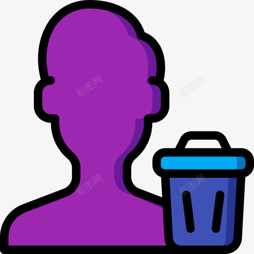 男用户21线性颜色图标svg_新图网 https://ixintu.com 用户 线性 颜色