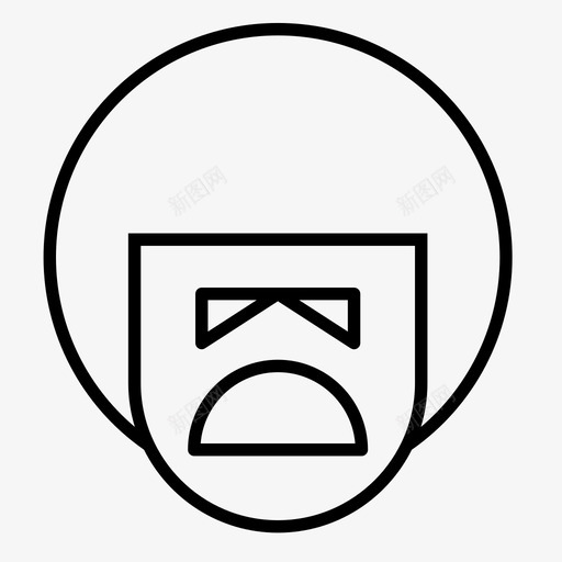 男孩表情脸图标svg_新图网 https://ixintu.com 1行 悲伤 男孩 表情