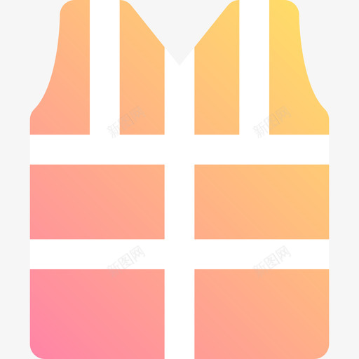 背心安全18黄色图标svg_新图网 https://ixintu.com 安全18 背心 黄色