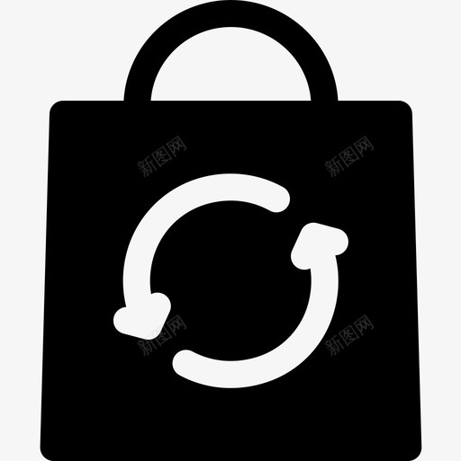 纸袋可持续能源1装满图标svg_新图网 https://ixintu.com 持续 纸袋 能源 装满