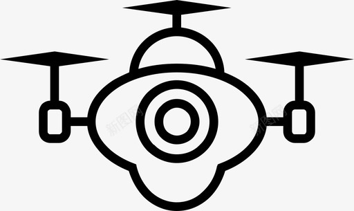 无人机摄像头空中无人机无人机技术图标svg_新图网 https://ixintu.com 技术 摄像头 无人机 空中