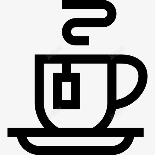 茶健康7线性图标svg_新图网 https://ixintu.com 健康 线性