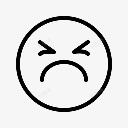 撅嘴表情符号喜怒无常图标svg_新图网 https://ixintu.com 喜怒无常 悲伤 撅嘴 概述 符号 表情