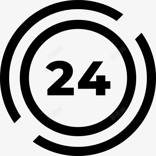 24小时客户服务44直拨图标svg_新图网 https://ixintu.com 24小时 客户服务44 直拨