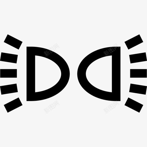 车灯交通和驾驶3线性图标svg_新图网 https://ixintu.com 交通和驾驶3 线性 车灯