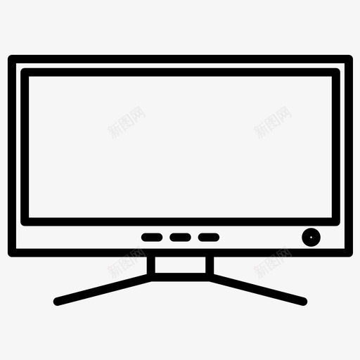 电视媒体电子加粗线条集187图标svg_新图网 https://ixintu.com 加粗 媒体 电子 电视 粗线条