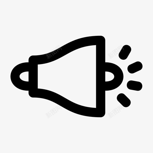广告大喇叭营销图标svg_新图网 https://ixintu.com 喇叭 广告 营销