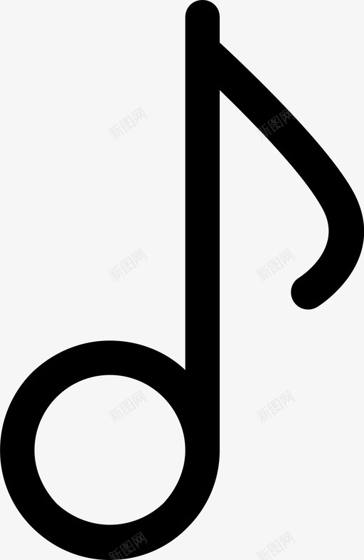 音符乐曲音乐控制面板图标svg_新图网 https://ixintu.com 乐曲 图标 控制面板 音乐 音符