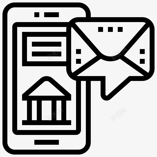网上银行fintech34线性图标svg_新图网 https://ixintu.com fintech 线性 网上银行
