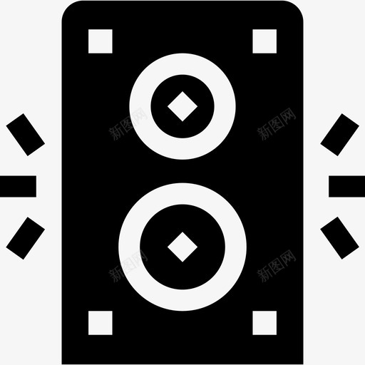 扬声器52号已满图标svg_新图网 https://ixintu.com 52号 已满 扬声器
