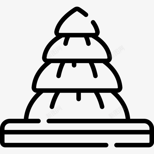 树城市公园11线形图标svg_新图网 https://ixintu.com 公园 城市 线形