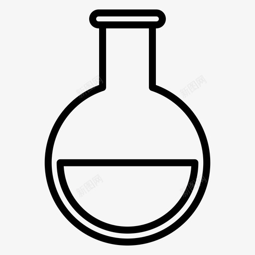 试管医用203线性图标svg_新图网 https://ixintu.com 医用 线性 试管