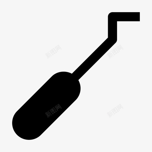探针牙科医疗图标svg_新图网 https://ixintu.com jumpicon 医疗 字形 工具 探针 牙科 牙齿 除垢