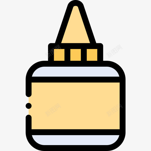 胶水office145线性颜色图标svg_新图网 https://ixintu.com office145 线性颜色 胶水