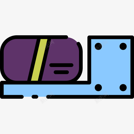 彩色黑色线框图标svg_新图网 https://ixintu.com 彩色 黑色线框