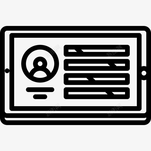病历医技7线性图标svg_新图网 https://ixintu.com 医技7 病历 线性