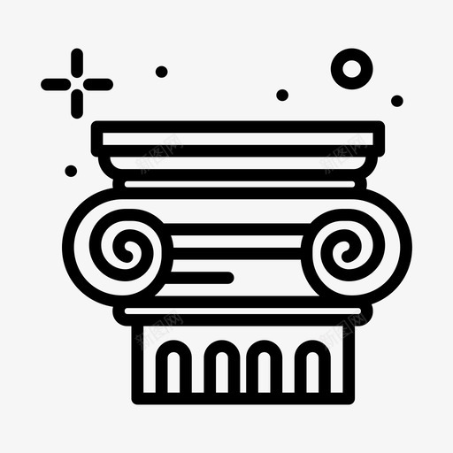 专栏工艺美术7直线图标svg_新图网 https://ixintu.com 专栏 工艺美术 直线