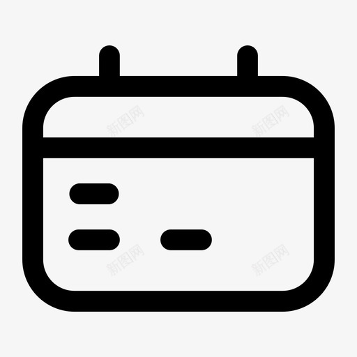 日历日期假日图标svg_新图网 https://ixintu.com 假日 手机 日历 日期 时间 网络