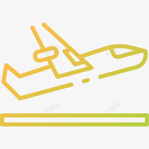 飞机航空37坡度图标svg_新图网 https://ixintu.com 坡度 航空 飞机