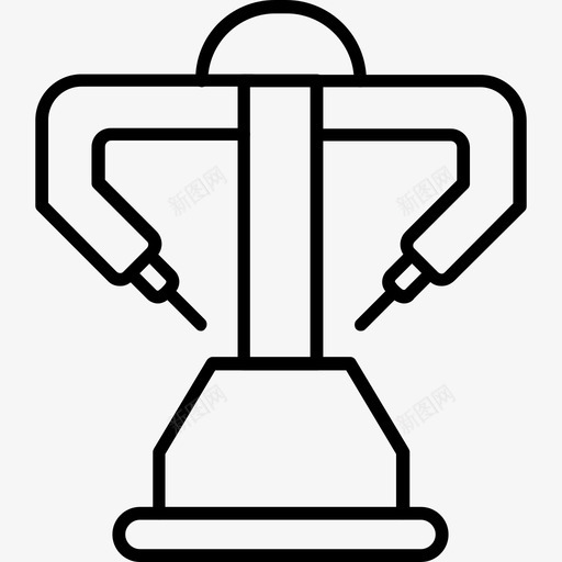工业机器人自动化机器人图标svg_新图网 https://ixintu.com 工业机器人 技术 机器人 自动化