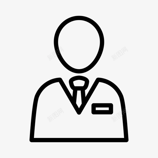商人头像个人资料图标svg_新图网 https://ixintu.com 业务 个人资料 商人 大纲 头像 用户