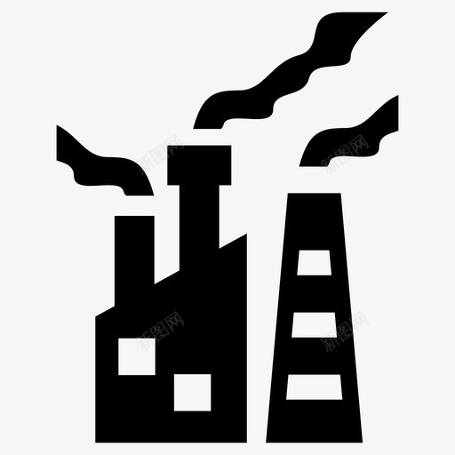 污染空气保护图标svg_新图网 https://ixintu.com 保护 垃圾 污染 环境 空气 自然