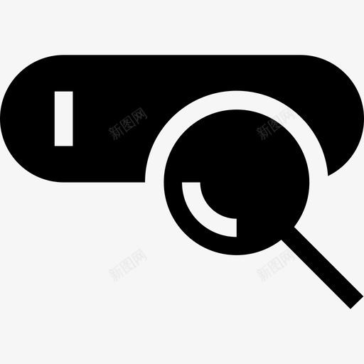 搜索输入条框图标svg_新图网 https://ixintu.com 小黑 搜索 放大 玻璃 输入