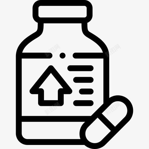 膳食营养素营养15线性图标svg_新图网 https://ixintu.com 线性 膳食营养素 营养15