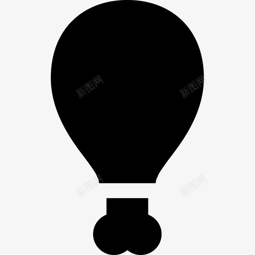 鸡肉健康食品35填充图标svg_新图网 https://ixintu.com 健康食品 填充 鸡肉