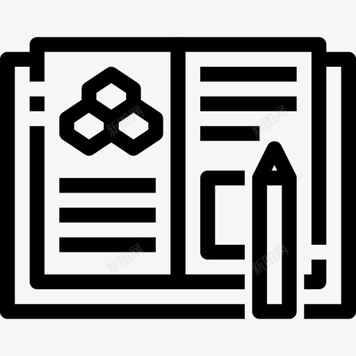 书籍教育图书馆图标svg_新图网 https://ixintu.com 书籍 图书馆 学校 实验室 教育 科学