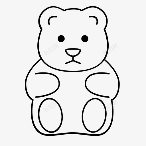 口香糖熊阿凡达脸图标svg_新图网 https://ixintu.com 口香糖 悲伤 阿凡