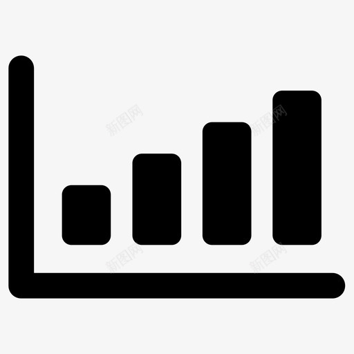 条形图数据图表图标svg_新图网 https://ixintu.com 图表 数据 条形图 统计