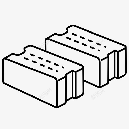 采购产品建筑材料建筑材料块图标svg_新图网 https://ixintu.com 产品 工程 建筑工程 建筑材料 采购
