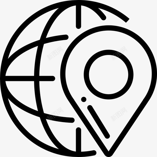 Gps卫星导航3线性图标svg_新图网 https://ixintu.com Gps 卫星 导航 线性