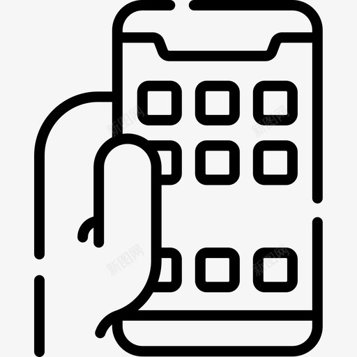应用程序智能家居50线性图标svg_新图网 https://ixintu.com 应用程序 智能家居 线性