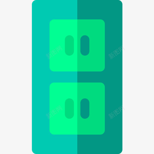 插头可持续能源2扁平图标svg_新图网 https://ixintu.com 可持续能源2 扁平 插头